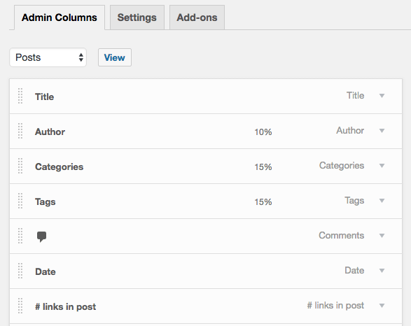 admin columns example