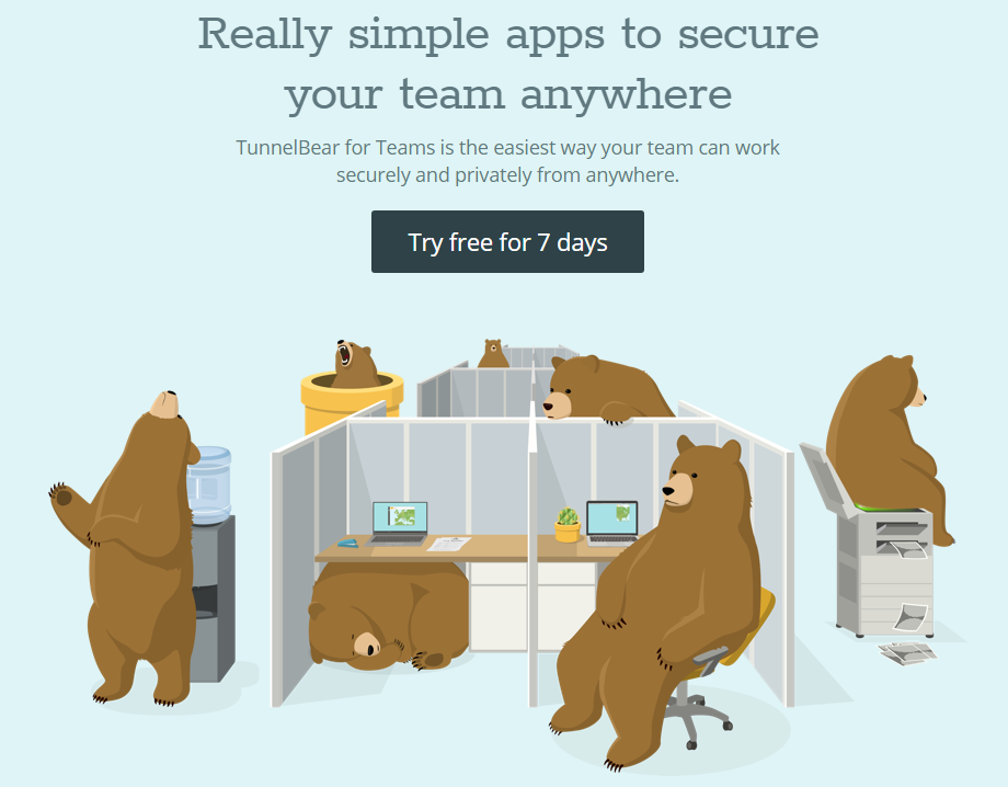 tunnelbear teams